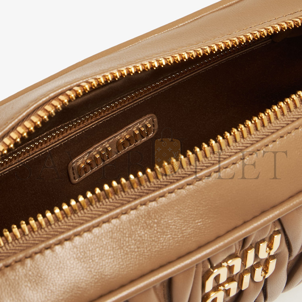 M1v M1v materasse embossed nappa leather shoulder bag 5bc158 (24.5*11.5*7cm)